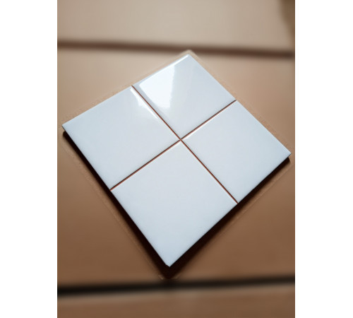 Плитка настенная Liso Brillo Blanco Precorte (10x10) 20x20
