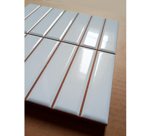 Плитка настенная Liso Brillo Blanco Precorte (2,5x10) 20x20