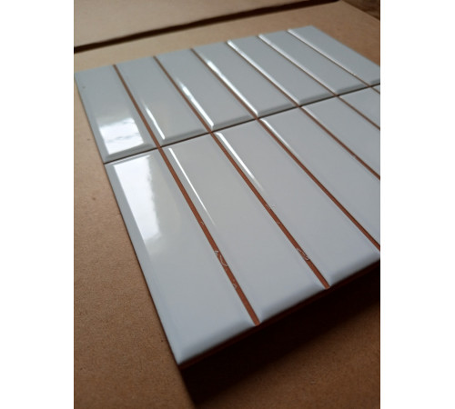 Плитка настенная Liso Brillo Blanco Precorte (2,5x10) 20x20