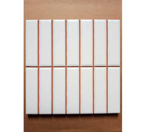 Плитка настенная Liso Mate Blanco Precorte (2,5x10) 20x20