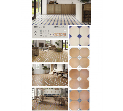 Керамогранит Realonda Dover Cotto Blue 33,3x33,3