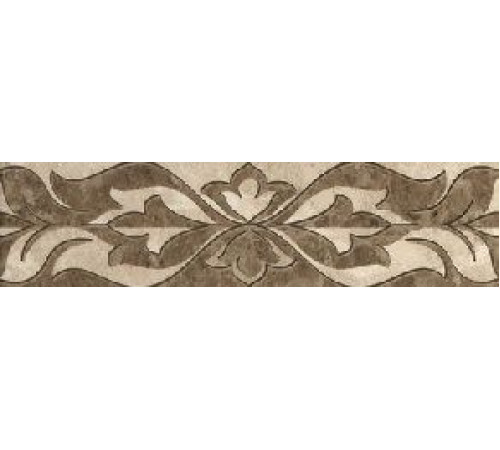 Бордюр Saloni brown коричневый 01 7,5х30 (19шт)