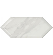 Плитка настенная 35009 Келуш грань белый 14x34