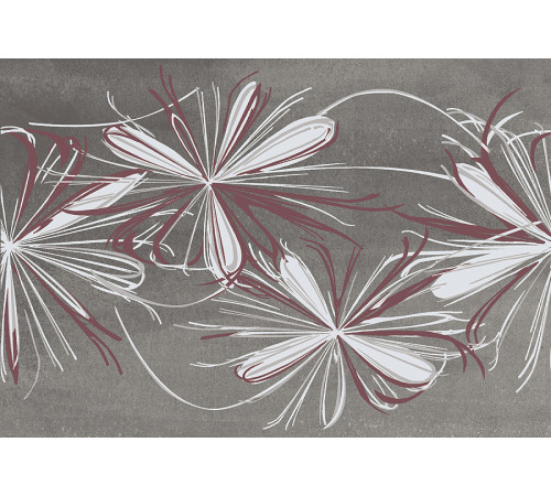 Декор SONNET GREY FLOWER 20,1х50,5 (13 шт)