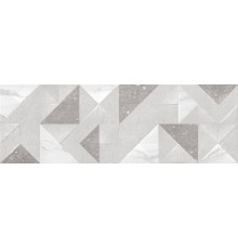 Плитка настенная Origami grey серый 03 30х90