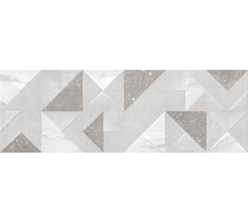 Плитка настенная Origami grey серый 03 30х90