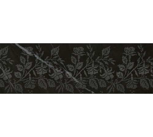 Декор Geneva  black черный 01 25х75