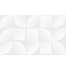 Плитка настенная Blanc white белый 02 30х50