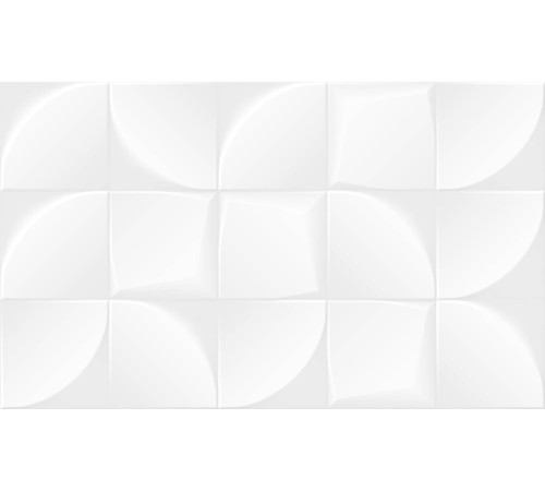 Плитка настенная Blanc white белый 02 30х50