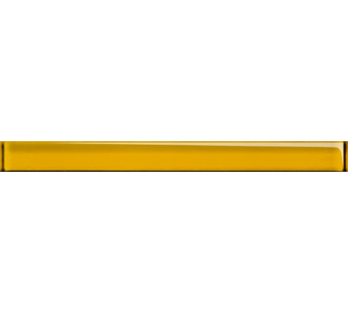Бордюр стеклянный Universal Glass желтый (UG1H061)