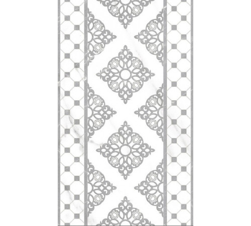 Декор Elegance grey серый 01 30х50