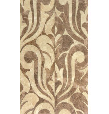 Декор Saloni brown коричневый 01 30х50 (6шт)