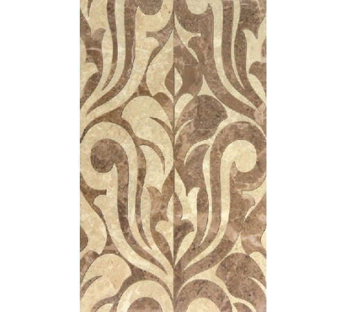Декор Saloni brown коричневый 01 30х50 (6шт)