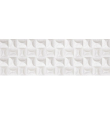 Плитка настенная Lauretta white белый 04 30х90