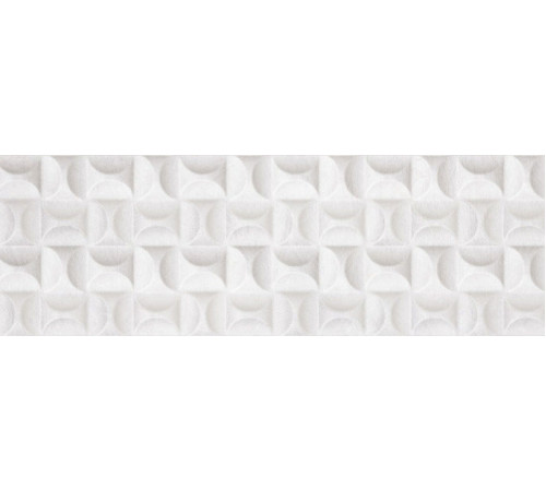 Плитка настенная Lauretta white белый 04 30х90
