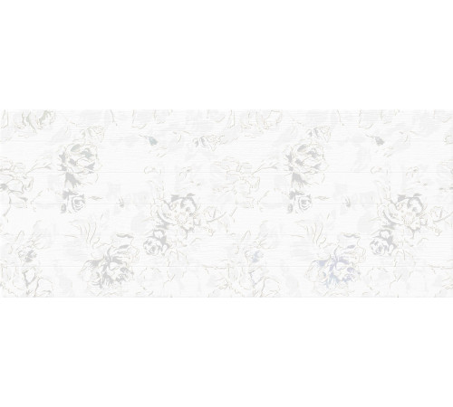 Декор Bianca white белый 01 25х60