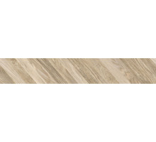 Керамогранит Wood Chevron бежевый лев 15х90