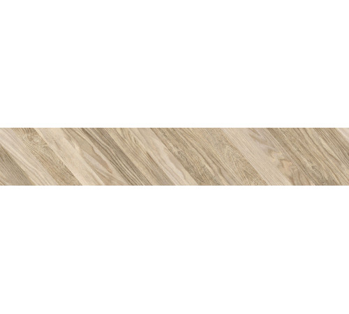 Керамогранит Wood Chevron бежевый лев 15х90