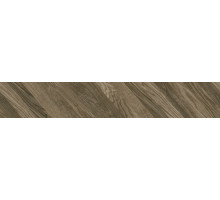Керамогранит Wood Chevron коричневый лев 15х90