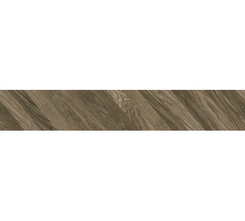 Керамогранит Wood Chevron коричневый лев 15х90