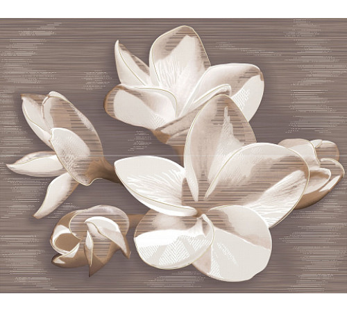 Панно из 2 частей AMATI PLUMERIA ALBA 40,2x50,5