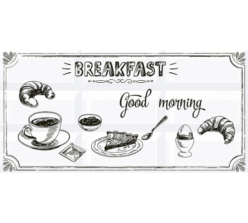 Декор ВОГ Breakfast1  20,1х40,5