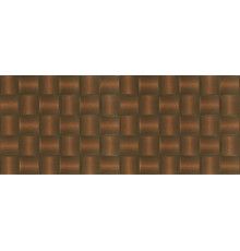 Плитка настенная Bliss brown коричневая 03